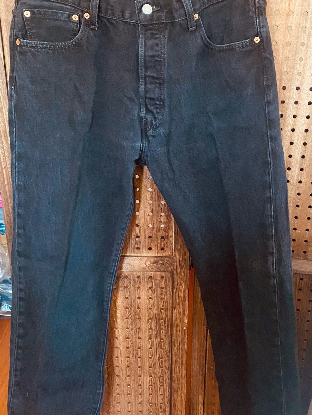Levi's Black 501 Classic Jeans Size 36X29